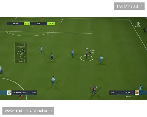 巴塞罗那边路短传持续推进